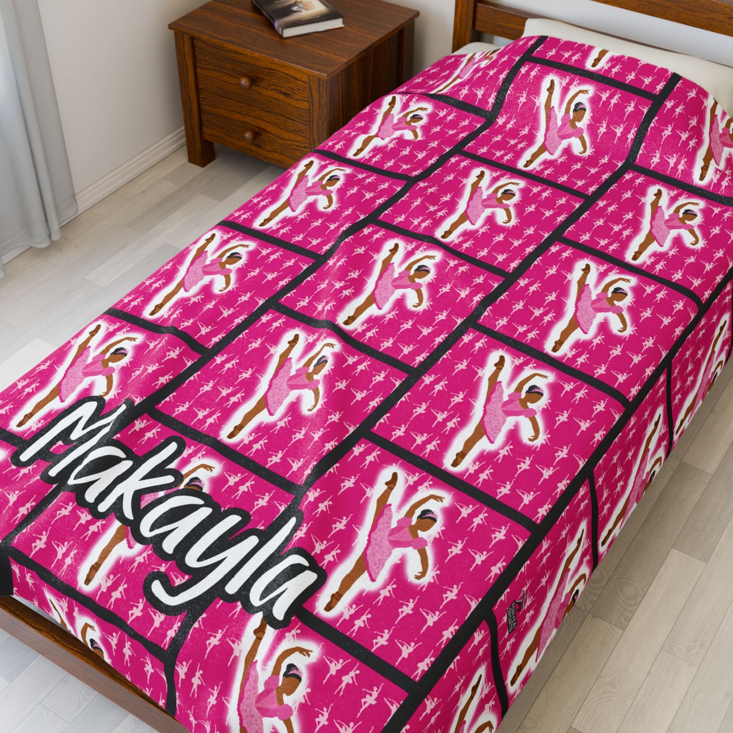 Cocoa Cutie Fonyea Sports Ballerina Blanket (Three Sizes)