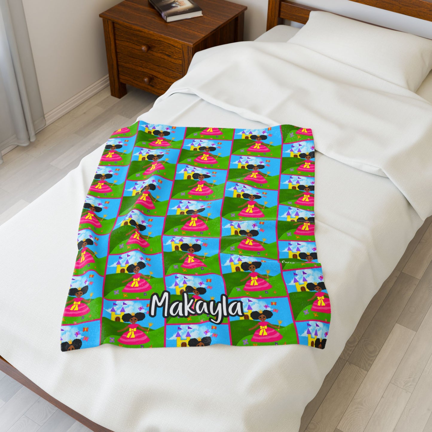 Cocoa Cutie Princess Blanket (Three Sizes)