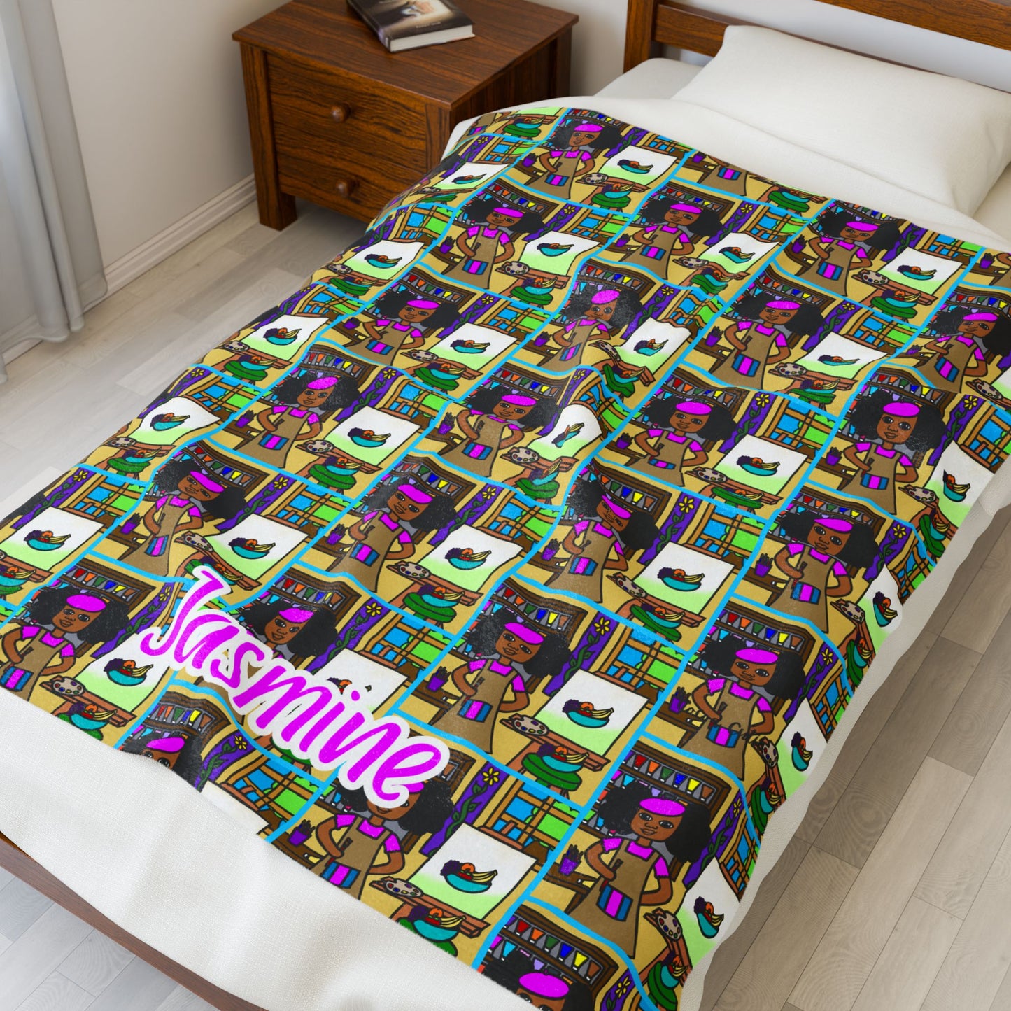 Cocoa Cutie Artist Blanket (Three Sizes)