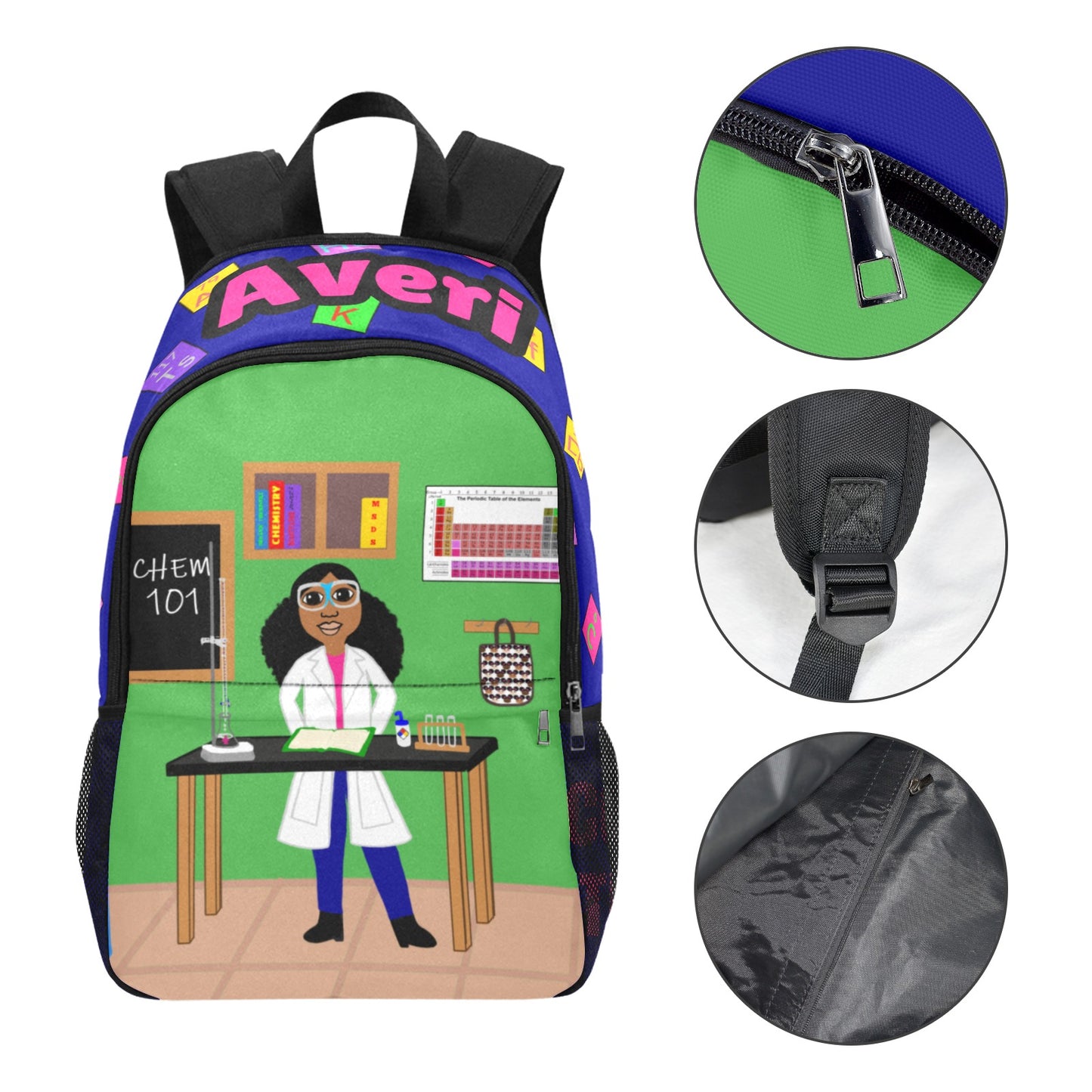 Cocoa Cutie Chemist Girl Backpack