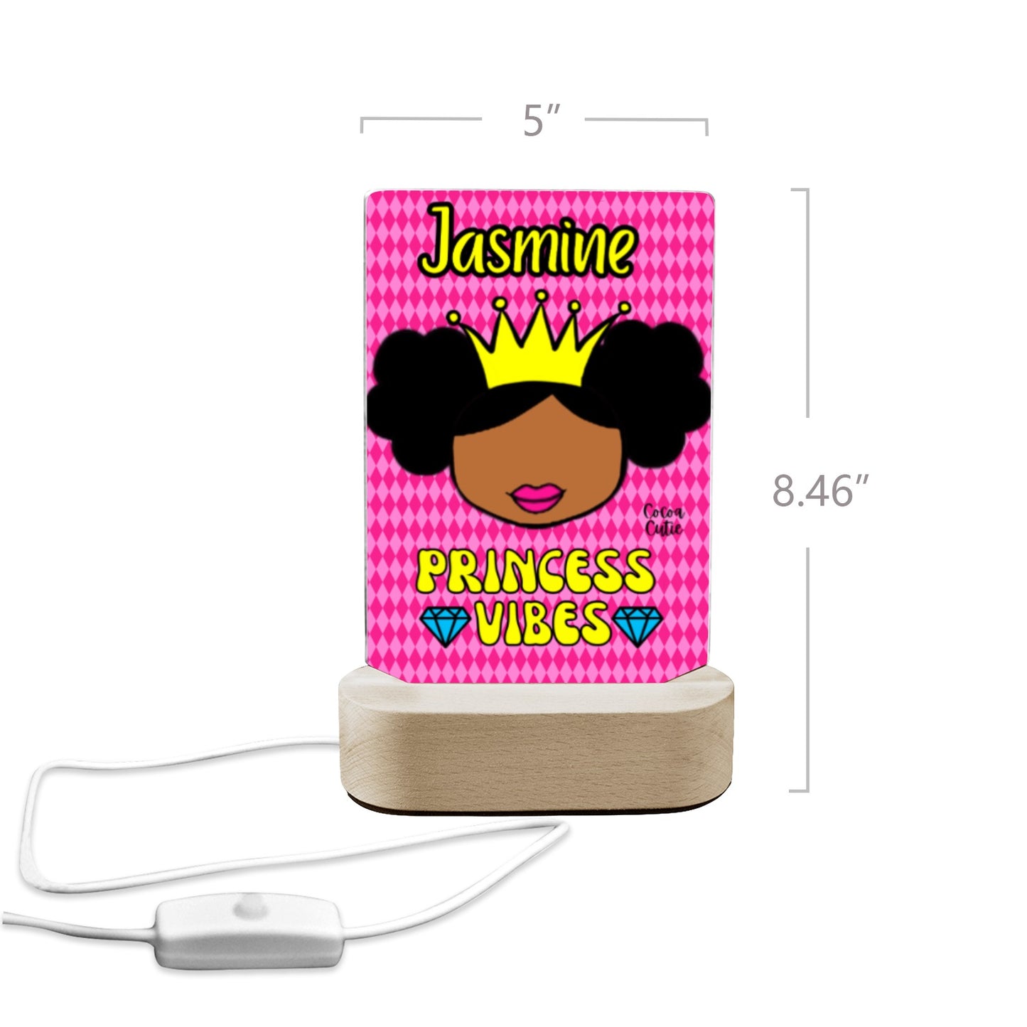 Cocoa Cutie Princess Vibes Display Night Light