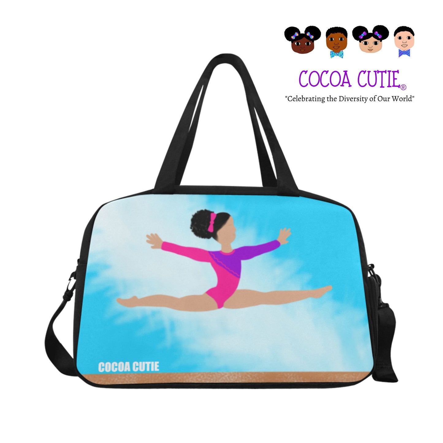 Cocoa Cutie Active Cutie Gymnast Travel Bag w/Shoe Compartment RS