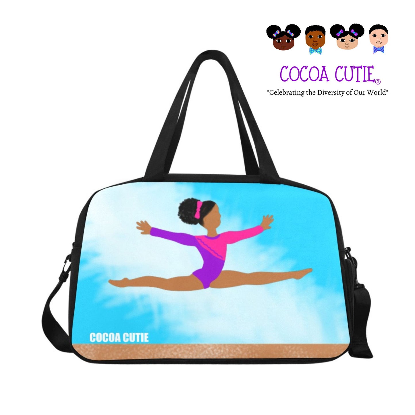 Cocoa Cutie Active Cutie Gymnast Travel Bag w/Shoe Compartment RS