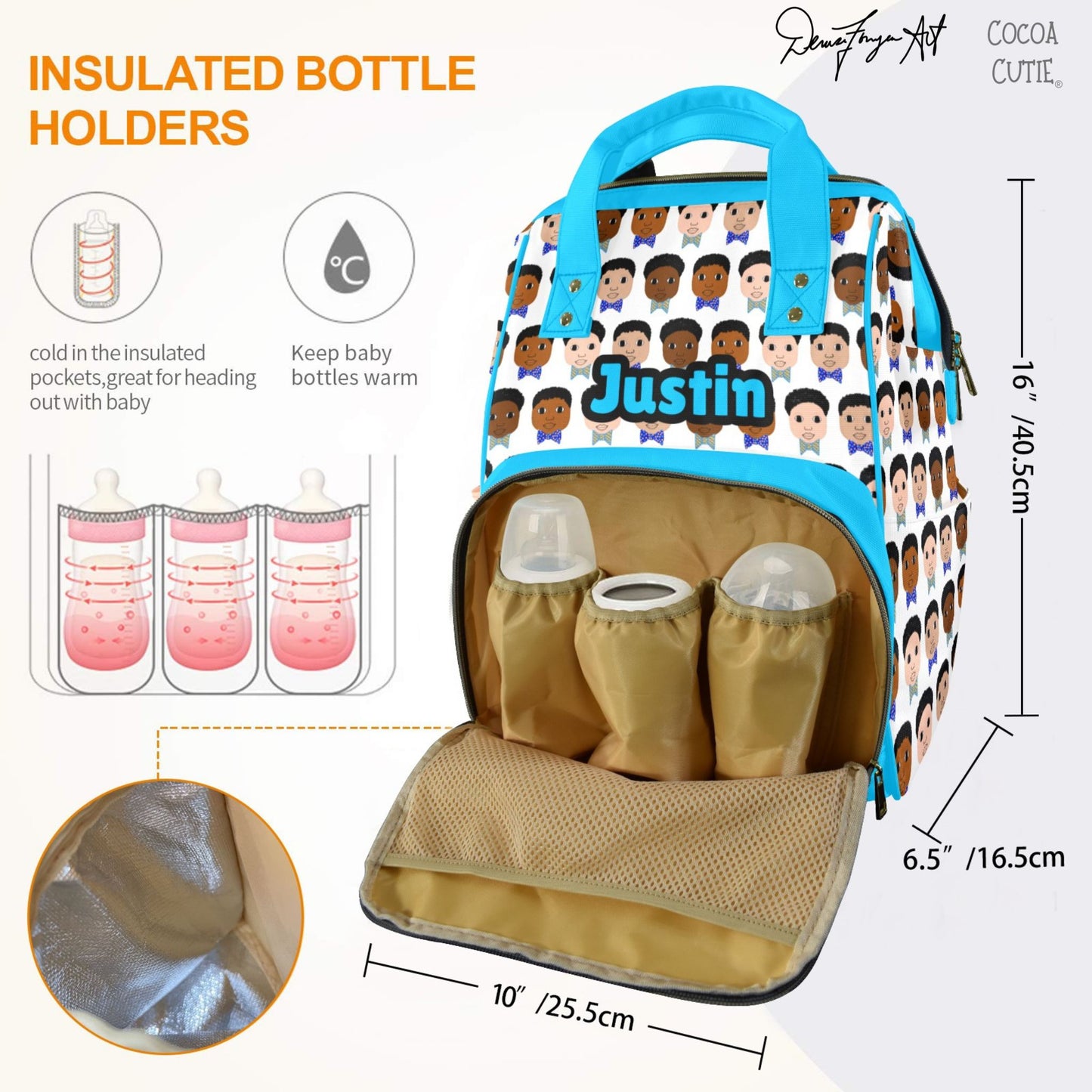 Cocoa Cutie Boys Diaper Bag