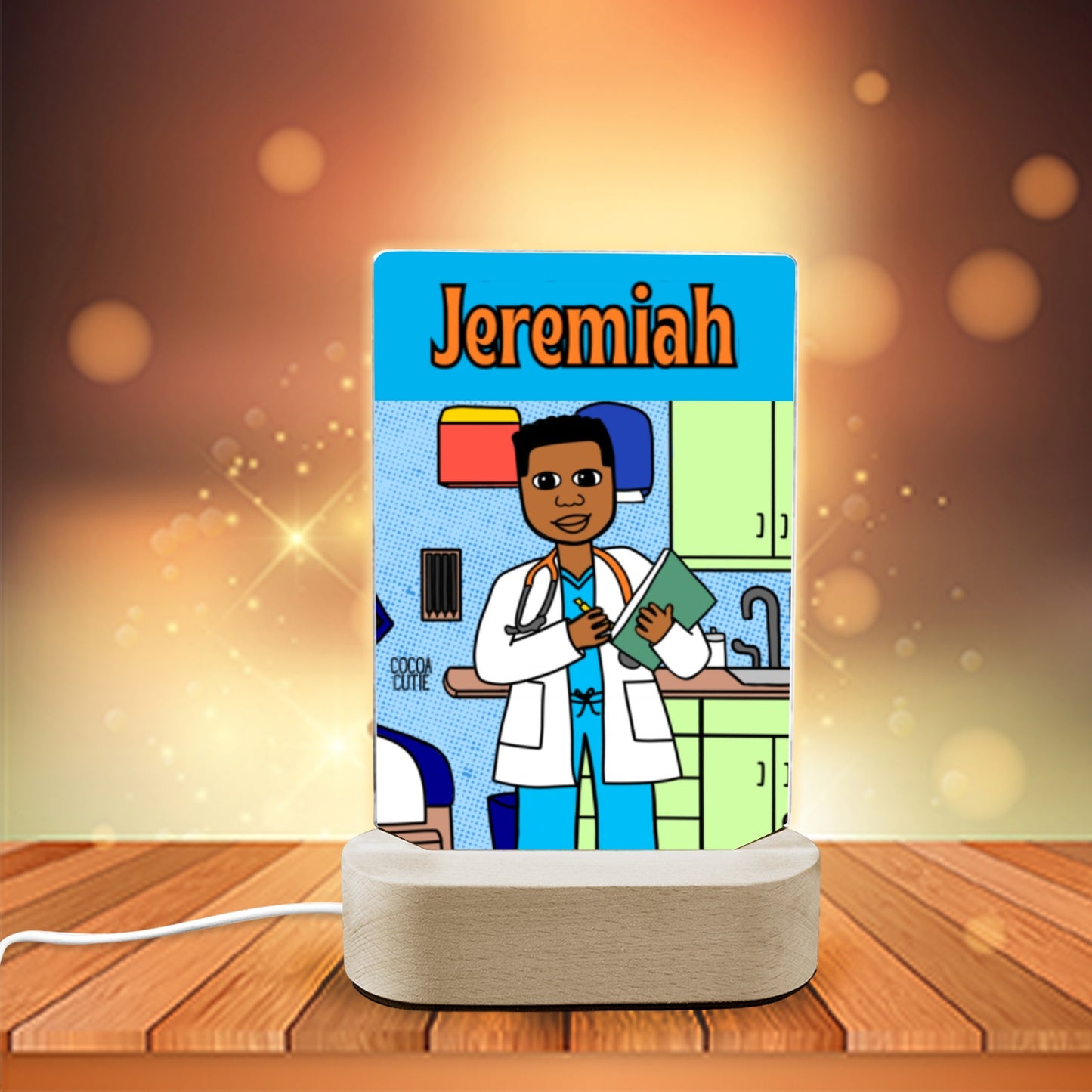 Cocoa Cutie Doctor Boy Display Night Light