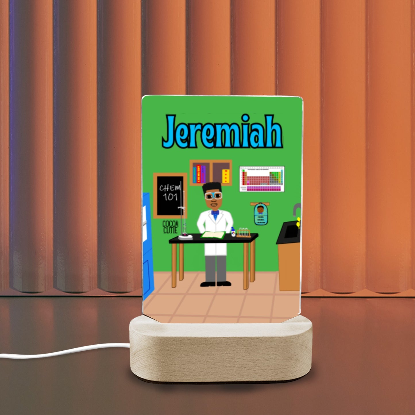 Cocoa Cutie Chemist Boy Display Night Light