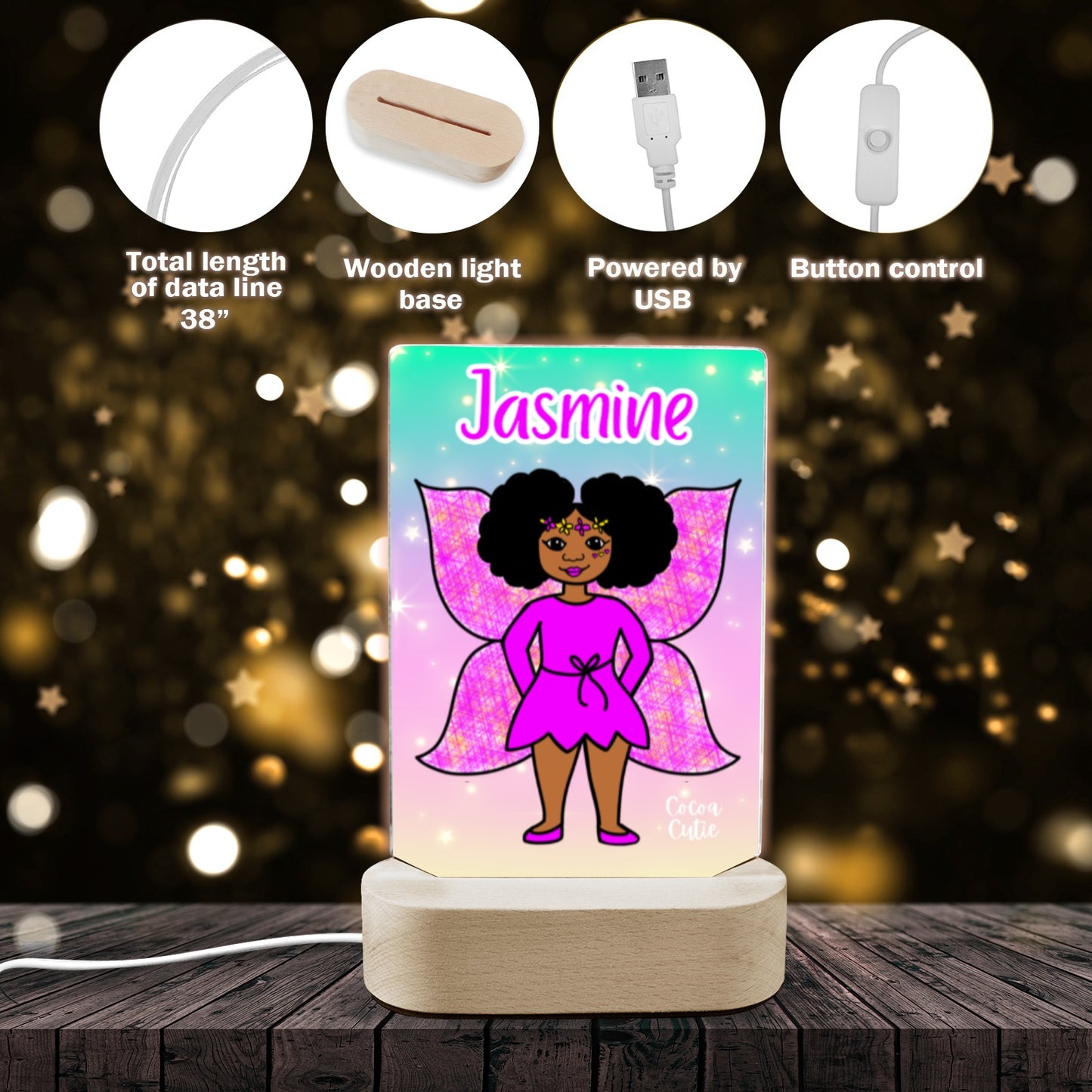 Cocoa Cutie Fairy Display Night Light