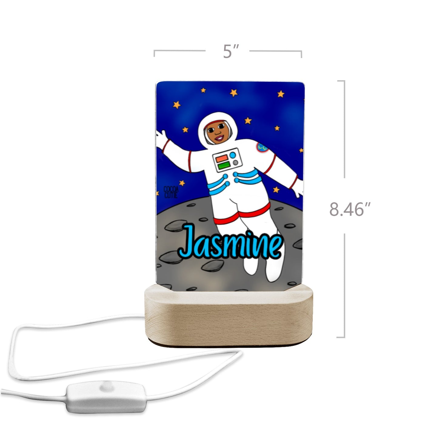 Cocoa Cutie Astronaut Girl Display Night Light