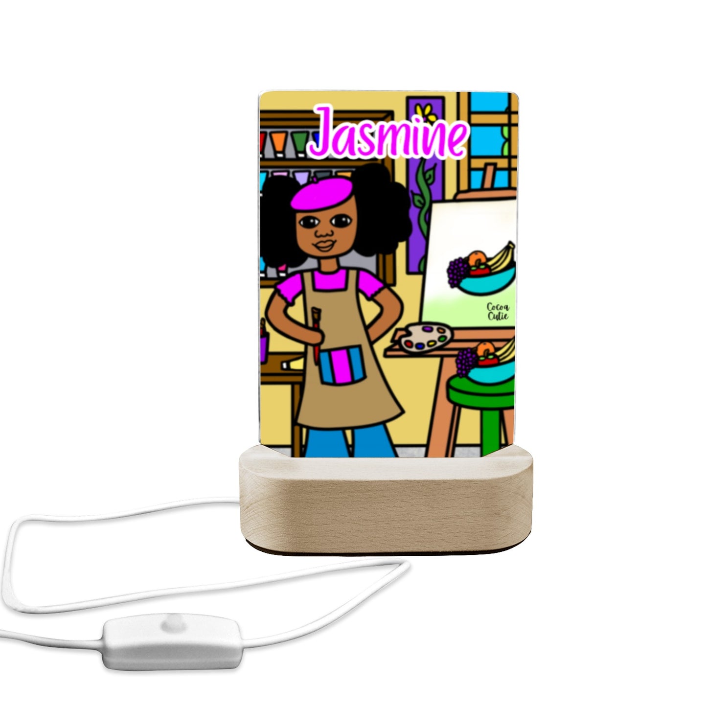 Cocoa Cutie Artist Display Night Light