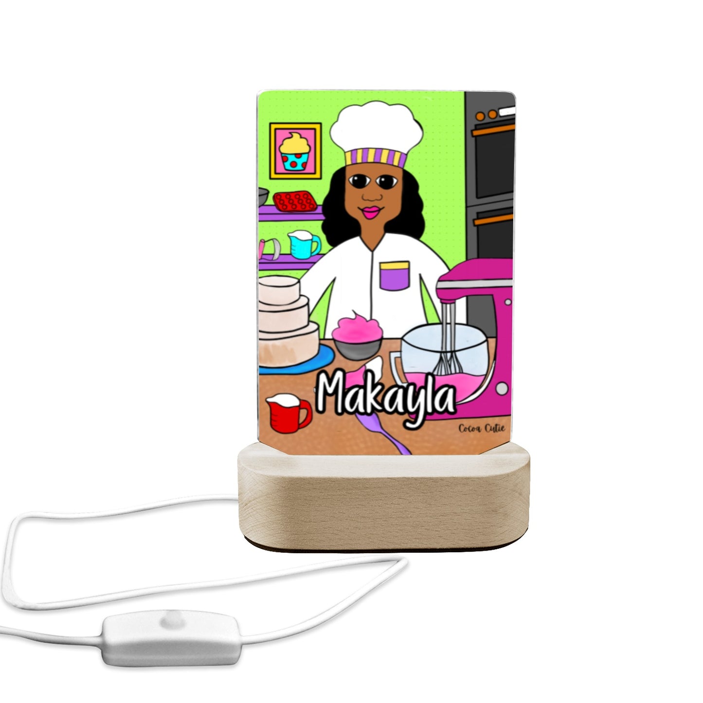 Cocoa Cutie Baker Display Night Light