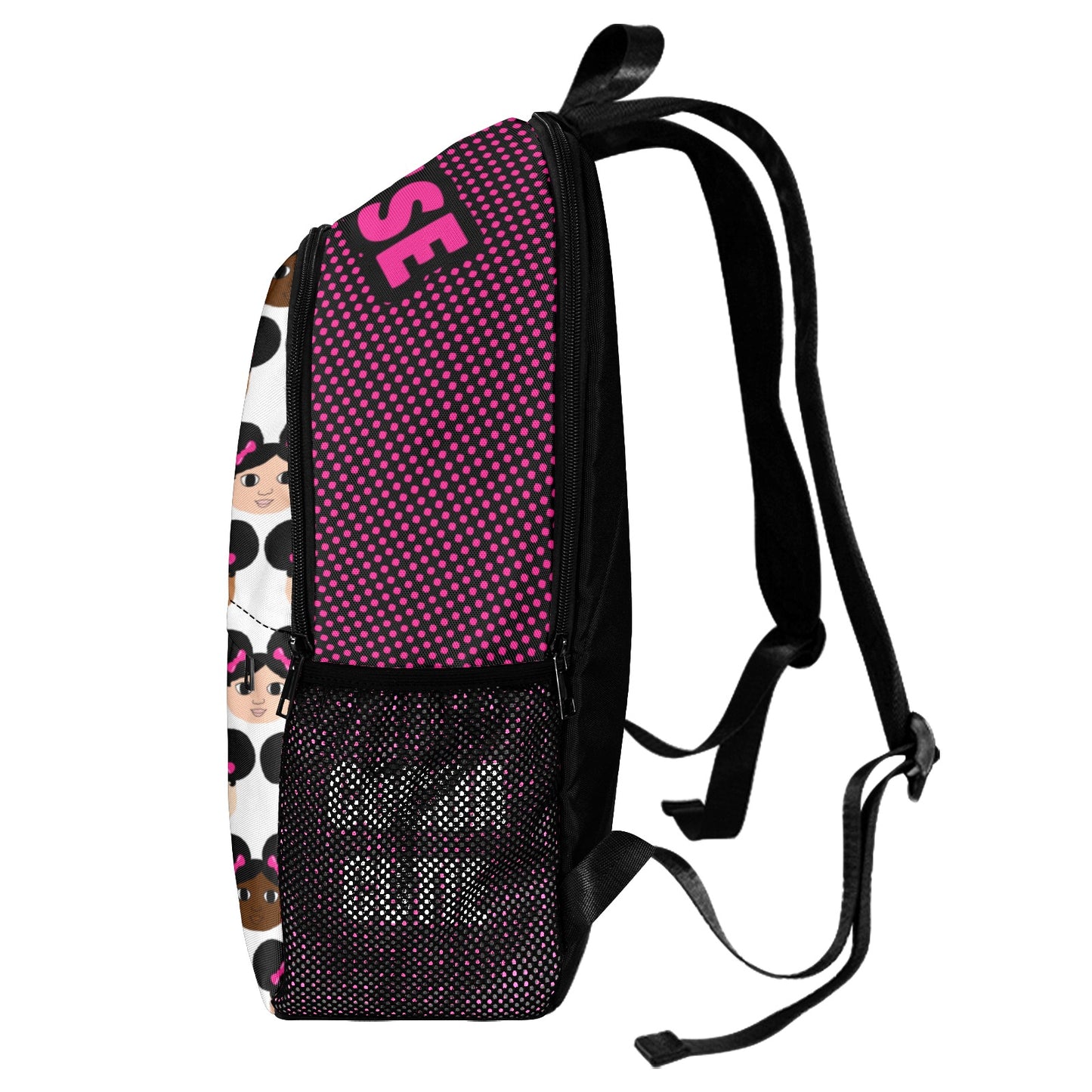 Cocoa Cuties Afro Puff Girls Backpack