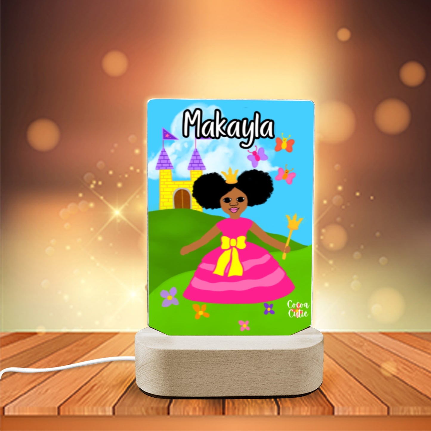 Cocoa Cutie Princess Display Night Light