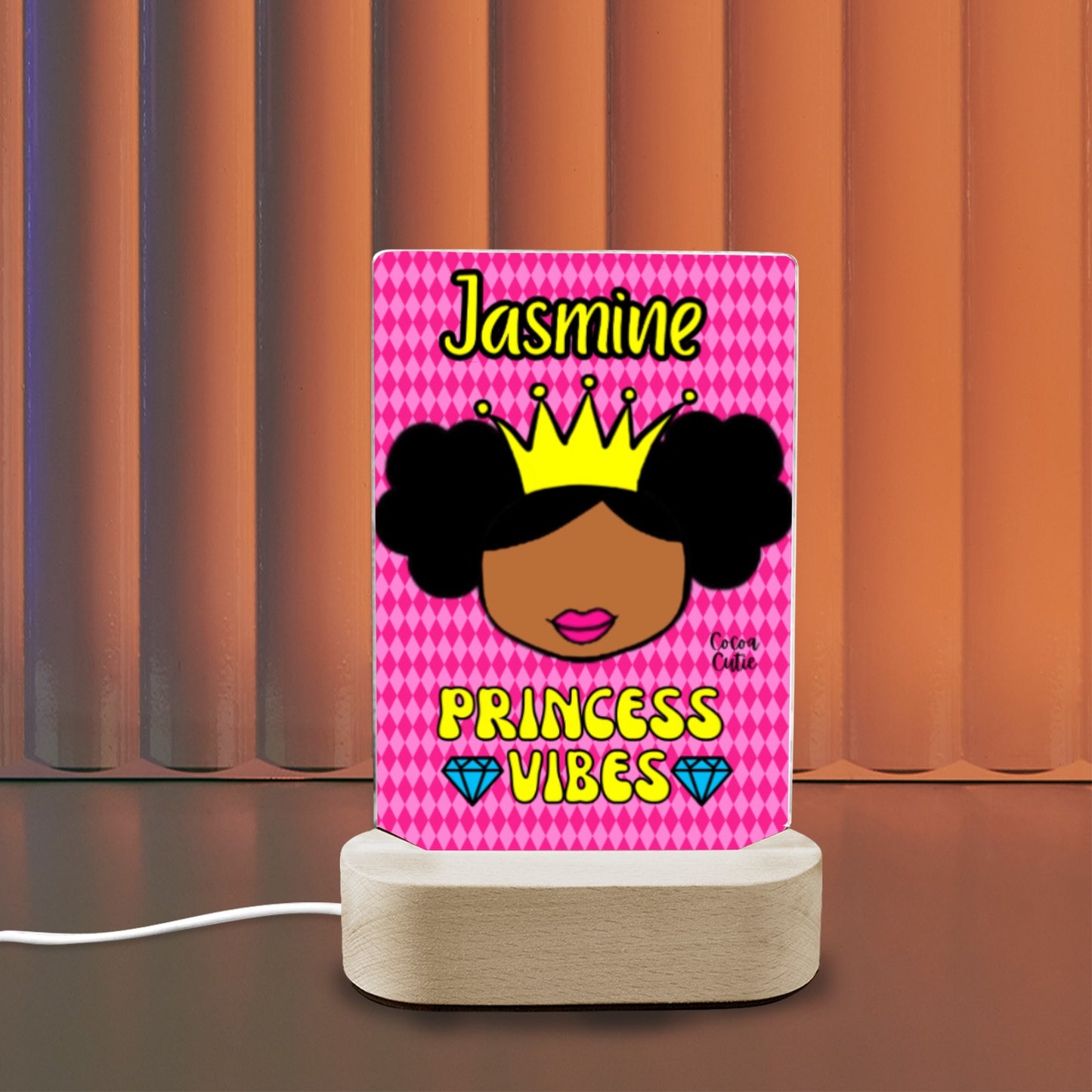 Cocoa Cutie Princess Vibes Display Night Light