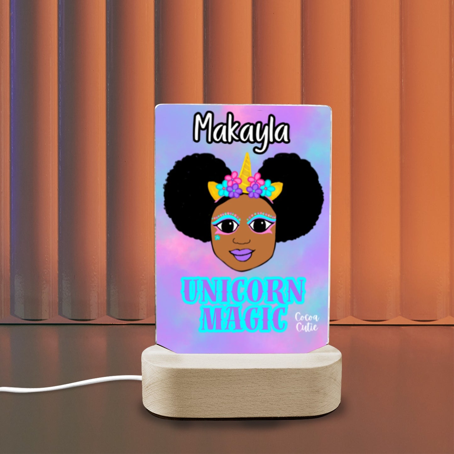 Cocoa Cutie Unicorn Magic Display Night Light
