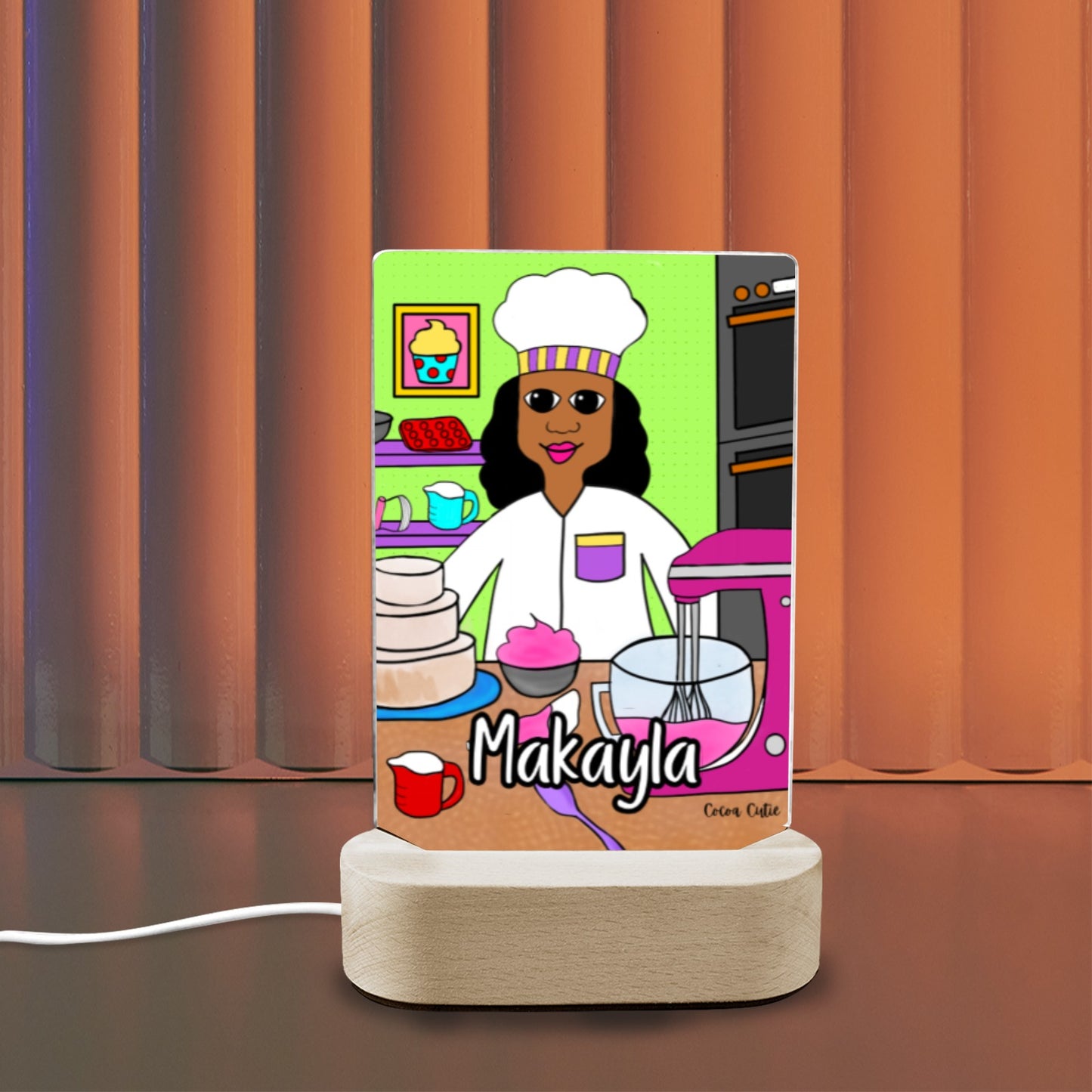 Cocoa Cutie Baker Display Night Light