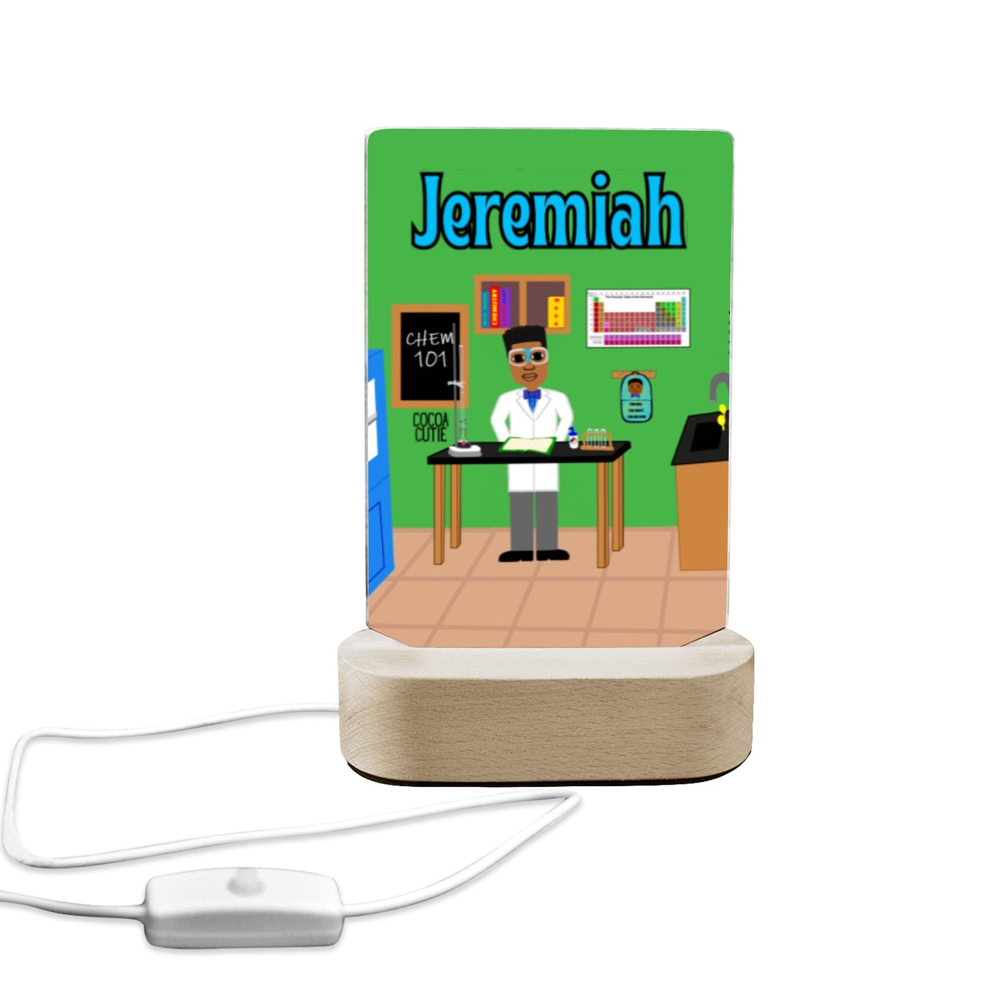 Cocoa Cutie Chemist Boy Display Night Light
