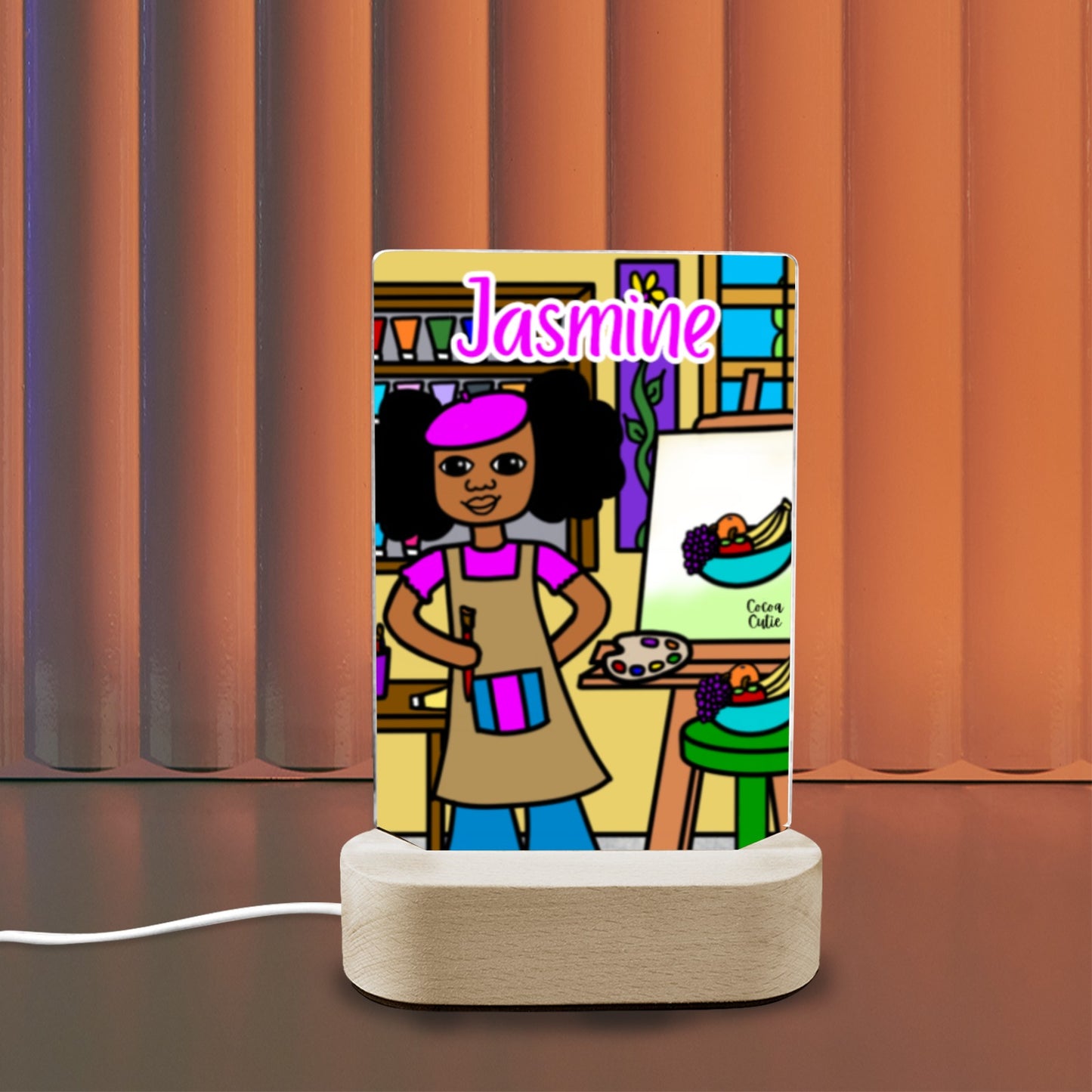 Cocoa Cutie Artist Display Night Light