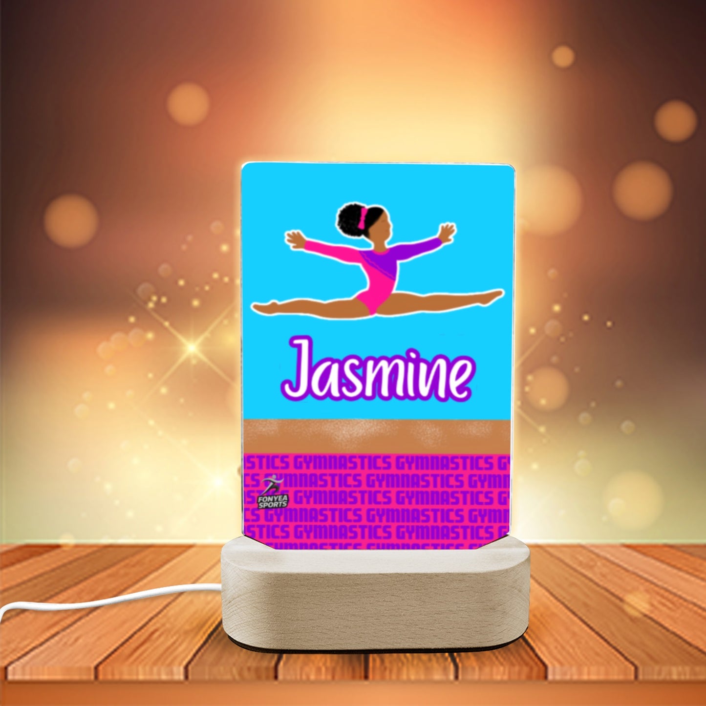 Cocoa Cutie Fonyea Sports Gymnast Night Light