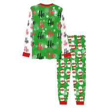 Load image into Gallery viewer, FAMILY MATCHING-Cocoa Cutie Christmas Santa Long Sleeve Pajamas-CAN BE PERSONALIZED
