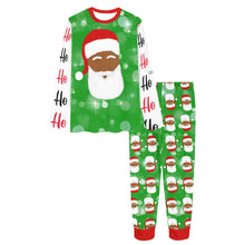 Load image into Gallery viewer, FAMILY MATCHING-Cocoa Cutie Christmas Santa Long Sleeve Pajamas-CAN BE PERSONALIZED
