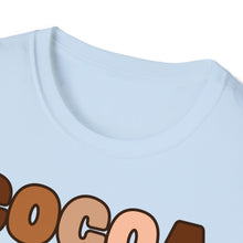 Load image into Gallery viewer, Cocoa Cutie Melanin Unisex Softstyle T-Shirt- ADULT (Mulitiple Colors)

