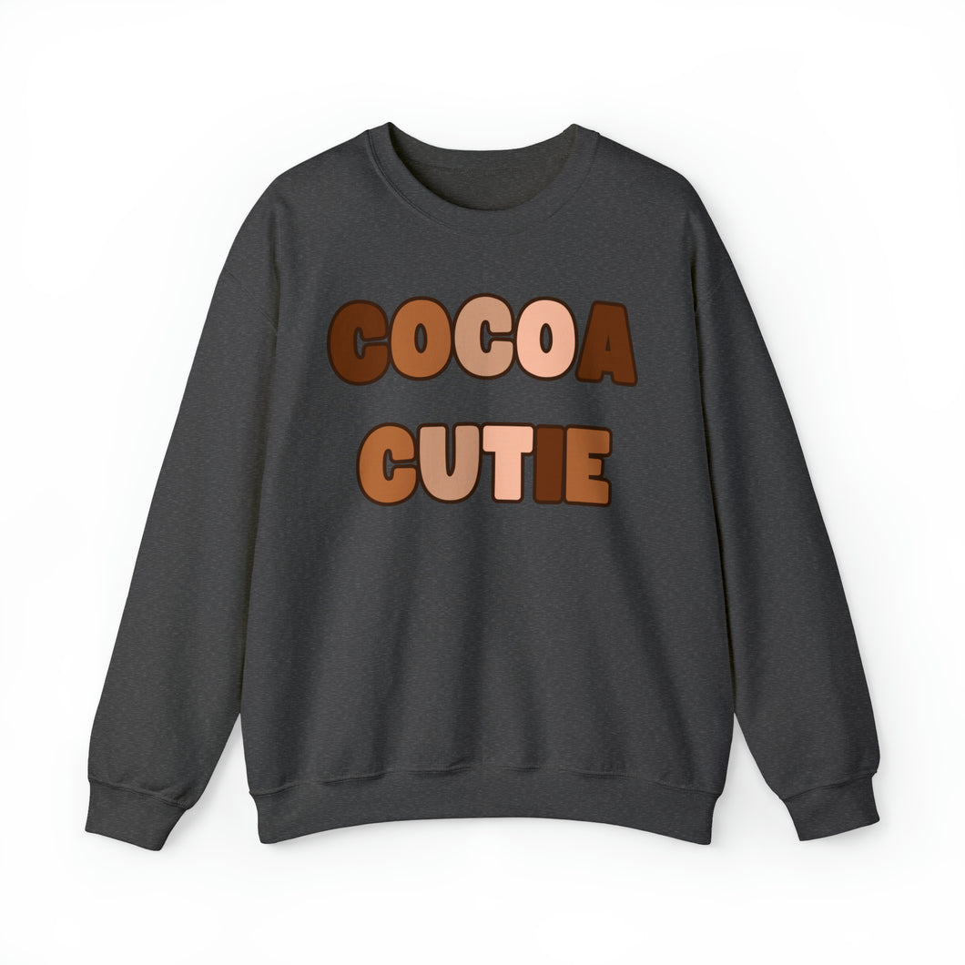Cocoa Cutie Melanin Unisex Sweatshirt- ADULT (Multiple Colors)