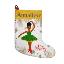 Load image into Gallery viewer, Cocoa Cutie Christmas Ballerina Christmas Stockings
