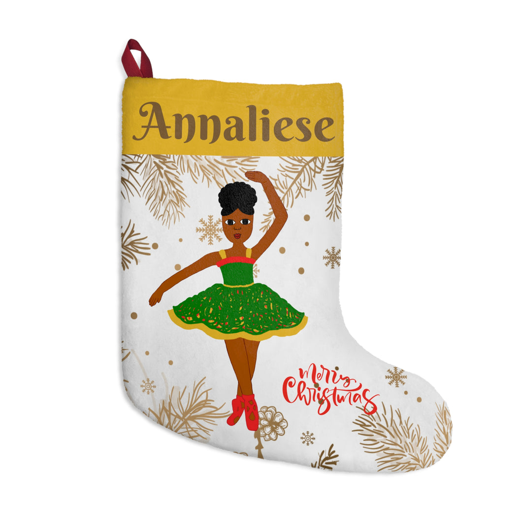 Cocoa Cutie Christmas Ballerina Christmas Stockings
