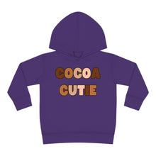 Load image into Gallery viewer, Cocoa Cutie Melanin Toddler Hoodie (Multiple Colors)
