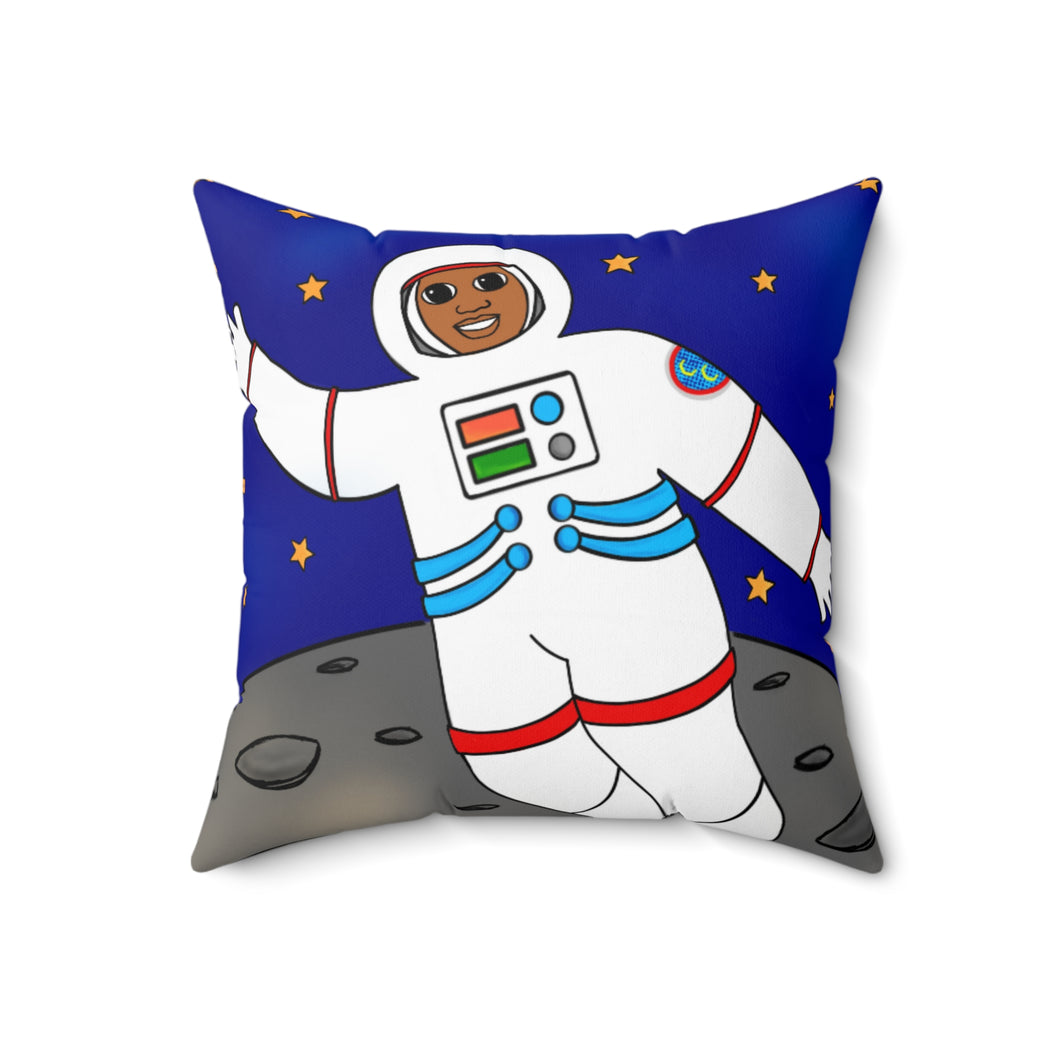 Cocoa Cutie Astronaut Affirmation Pillow- Boy (PICK SKIN TONE)
