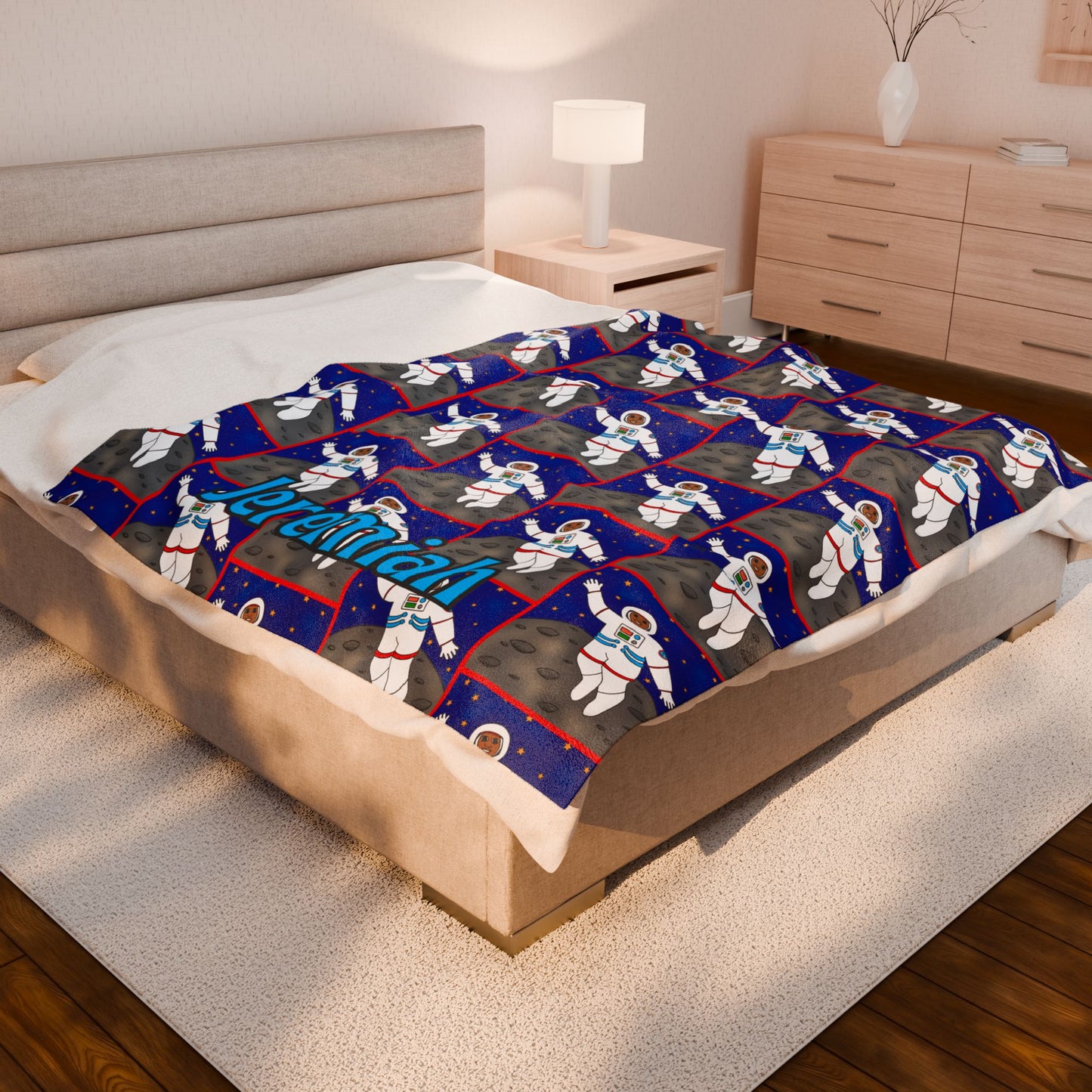 Cocoa Cutie Astronaut Boy Blanket (Three Sizes)