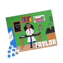 Load image into Gallery viewer, Cocoa Cutie Chemist Kid&#39;s Puzzle (Ages 6 and Up) -PICK SKIN TONE
