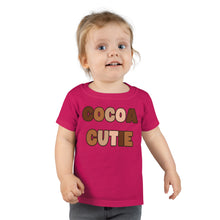 Load image into Gallery viewer, Cocoa Cutie Melanin Toddler T-shirt (Multiple Colors)
