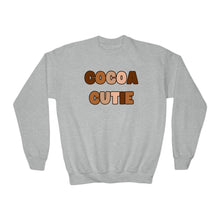 Load image into Gallery viewer, Cocoa Cutie Melanin Youth Sweatshirt (Multiple Colors)
