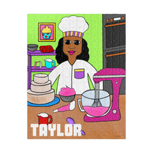 Load image into Gallery viewer, Cocoa Cutie Baker Kid&#39;s Puzzle (Ages 6 and Up) -PICK SKIN TONE
