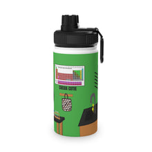 Load image into Gallery viewer, Cocoa Cutie Chemist/Scientist Stainless Steel Water Bottle (PICK YOUR SKIN TONE)
