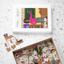 Load image into Gallery viewer, Cocoa Cutie Teacher Kid&#39;s Puzzle (Ages 6 and Up) -PICK SKIN TONE
