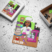 Load image into Gallery viewer, Cocoa Cutie Baker Kids&#39; Puzzle 30 PIECE (Ages 3-5)-PICK YOUR SKIN TONE
