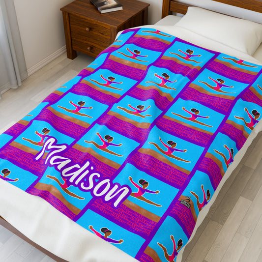 Cocoa Cutie Fonyea Sports Gymnast Blanket (Three Sizes)