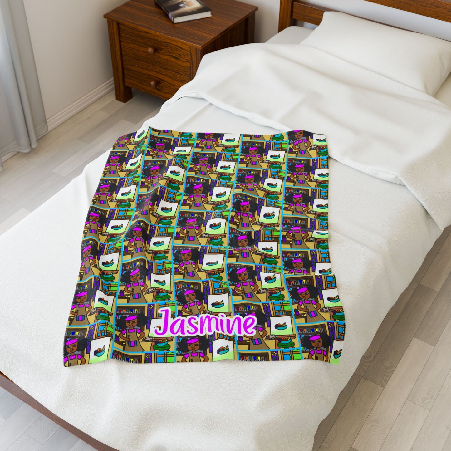 Cocoa Cutie Artist Blanket (Three Sizes)