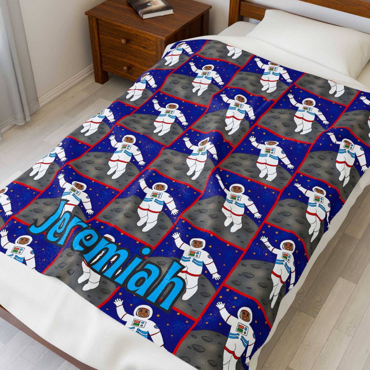 Cocoa Cutie Astronaut Boy Blanket (Three Sizes)