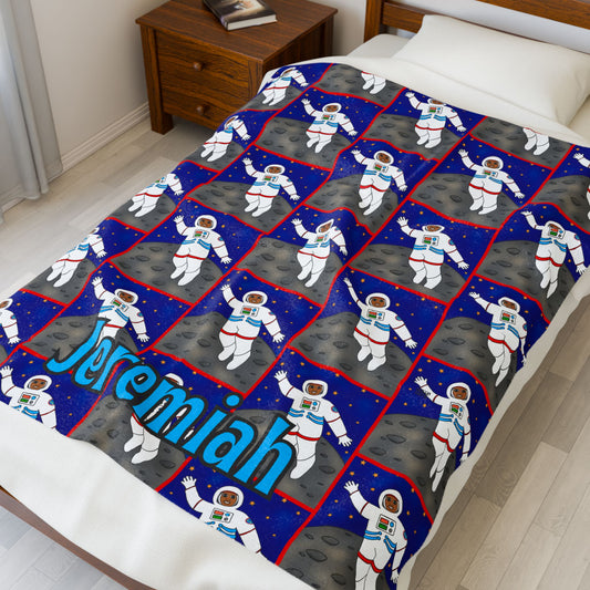 Cocoa Cutie Astronaut Boy Blanket (Three Sizes)