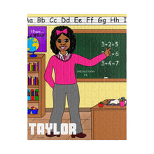 Load image into Gallery viewer, Cocoa Cutie Teacher Kid&#39;s Puzzle (Ages 6 and Up) -PICK SKIN TONE
