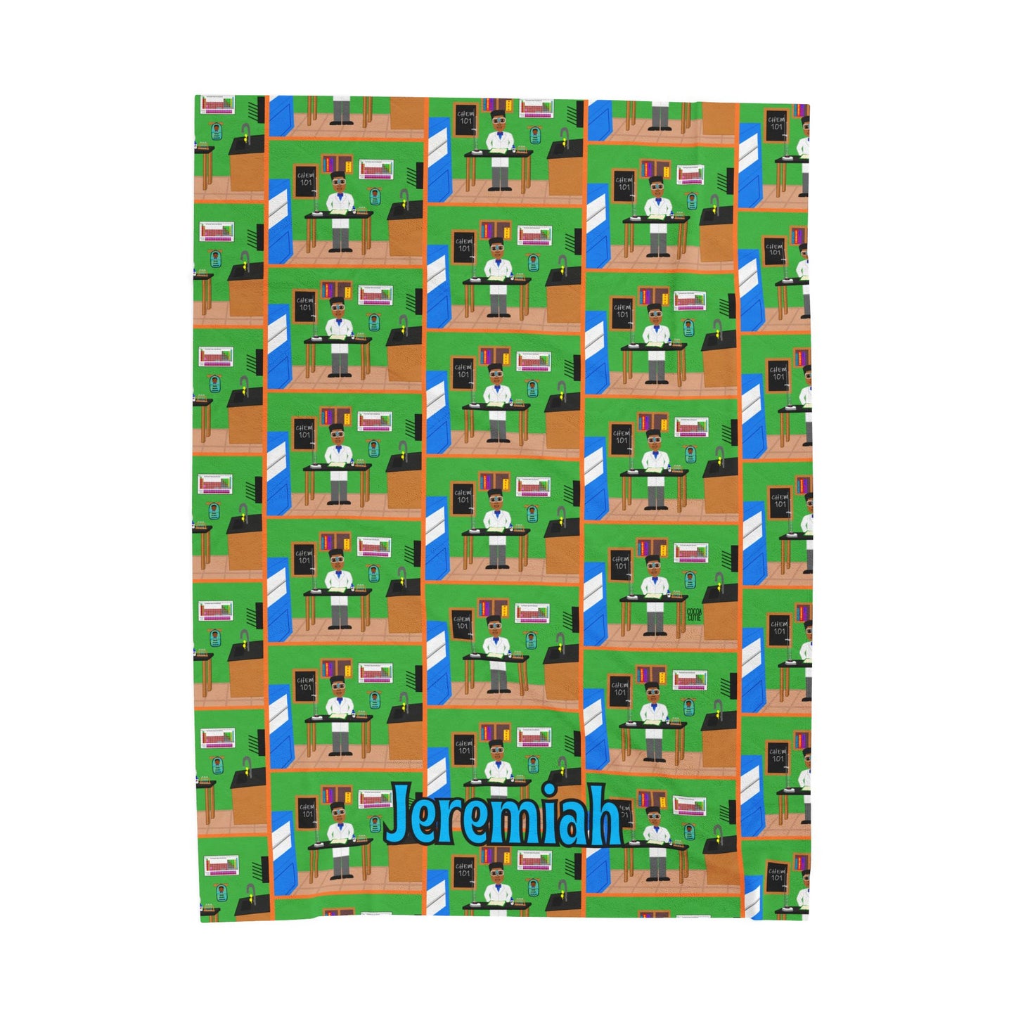 Cocoa Cutie Chemist Boy Blanket (Three Sizes)