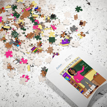 Load image into Gallery viewer, Cocoa Cutie Teacher Kid&#39;s Puzzle (Ages 6 and Up) -PICK SKIN TONE

