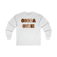 Load image into Gallery viewer, Cocoa Cutie Melanin Long Sleeve Tee ADULT
