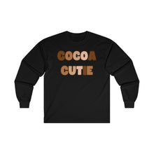 Load image into Gallery viewer, Cocoa Cutie Melanin Long Sleeve Tee ADULT
