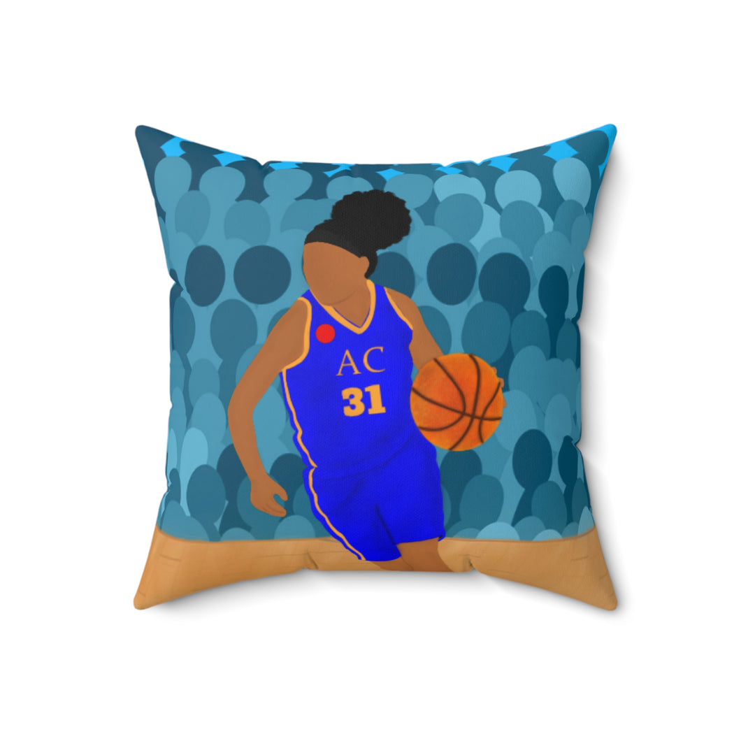 Cocoa Cutie Active Cutie Basketball Affirmation Pillow- Girl (PICK SKIN TONE)