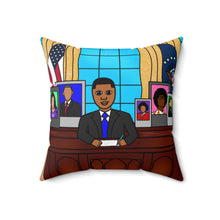 Load image into Gallery viewer, Cocoa Cutie President Affirmation Pillow- Boy (PICK SKIN TONE)
