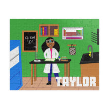 Load image into Gallery viewer, Cocoa Cutie Chemist Kid&#39;s Puzzle (Ages 6 and Up) -PICK SKIN TONE
